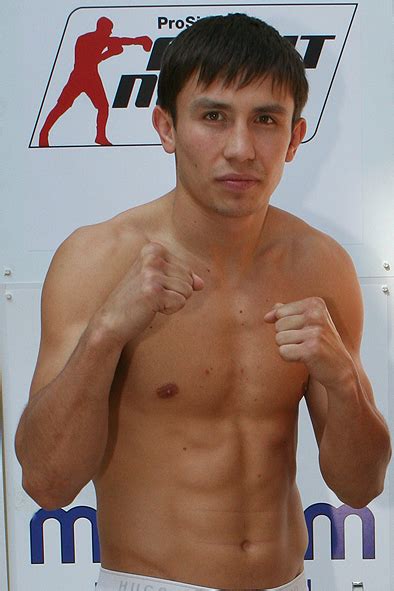 Strong Man Powerful Muscular Man Gennadiy Golovkin Kazakhstan Boxer