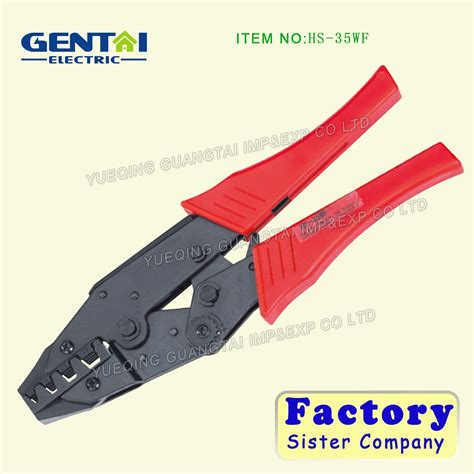 Hs Wf Ratchet Crimping Plier For Non Insulated Terminals Lugs China