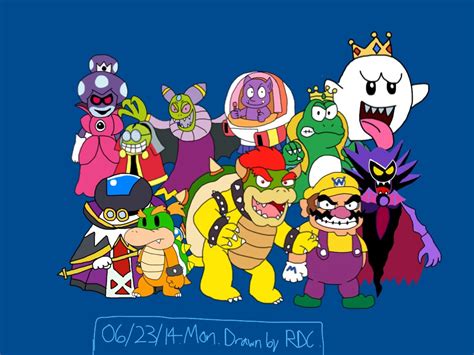 The Villains In The Mario Series By Fester1124 On Deviantart