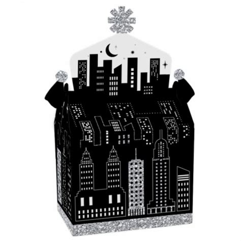 Big Dot Of Happiness Nighttime City Skyline Treat Box Party Favors Nyc