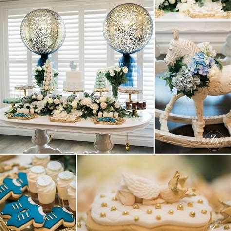 Elegant Blue And Gold Prince Baby Shower Baby Shower Ideas Themes