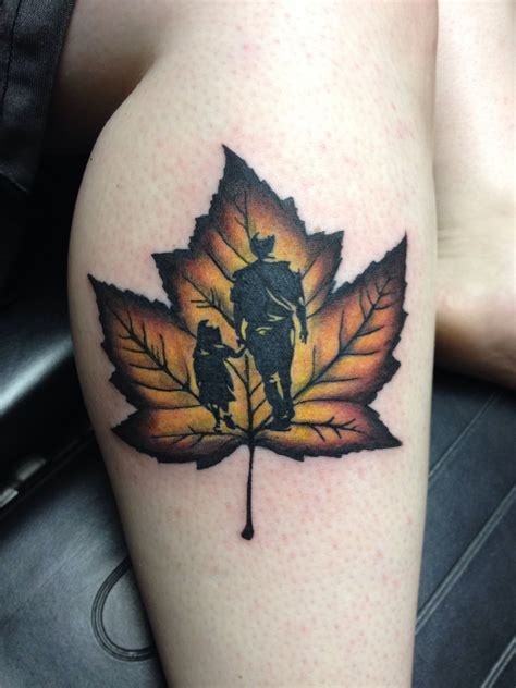 Canadian Maple Leaf Tattoo Maple Leaf Tattoos Tattoos Autumn Tattoo