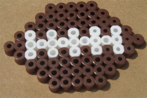 Easy Perler Bead Football This Post Contains Affiliate Links