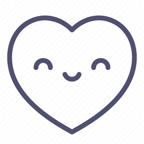 Heart Kawaii Love Icon Download On Iconfinder