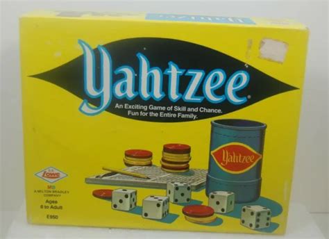 Vintage 1973 Yahtzee Dice Board Game Es Lowe Co E950 Milton Bradley