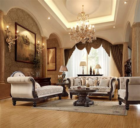 Homey Design Hd 2651 Basile Formal Living Room Set Dallas Designer Furniture