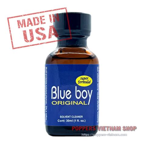 Blue Boy Poppers 30ml Made In Usa