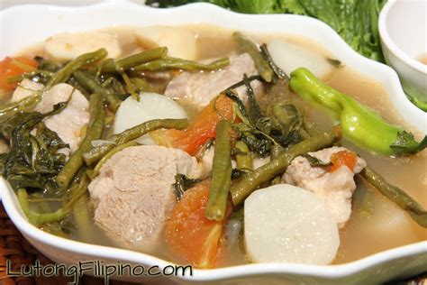 Pork Sinigang Recipe Filipino Recipes From Lutong Filipino