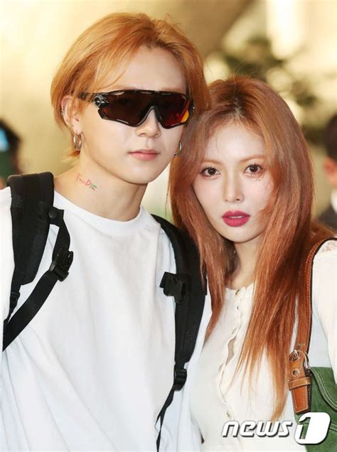 fyhyunah hyuna and edawn kim hyuna triple h korean couple best couple k pop hyuna fashion