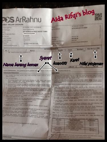 What are the features for this product? Cara Pajak Emas Di Pejabat Pos Malaysia ~ Aidah Rifqi's Blog