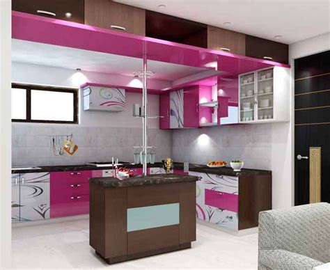 Simple ‪‎kitchen‬ ‪‎interior‬ ‪‎design‬ For 1bhk House With Bright