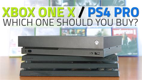 Xbox One X Vs Ps4 Pro Which Should You Buy In 2017 Youtube
