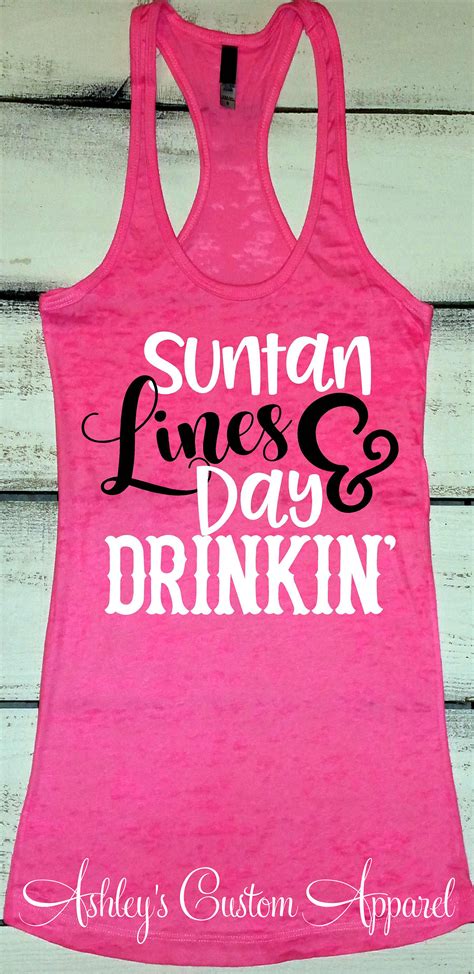 Cruise Shirts Tan Lines And Day Drinking Funny Drinking Shirt Etsy