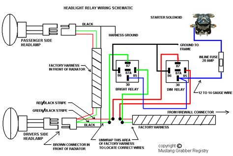 Headlight Wiring Diagram Relay