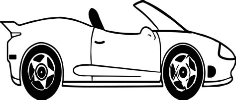 fast toy car coloring page