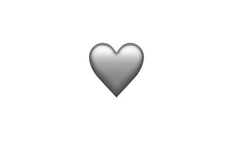 Emojipedia 📆🏆 On Twitter Draft Emoji 150 Design Grey Heart