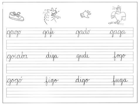 A Arte De Educar Educa O Em Quest O Atividades Para Treinar Letra Cursiva