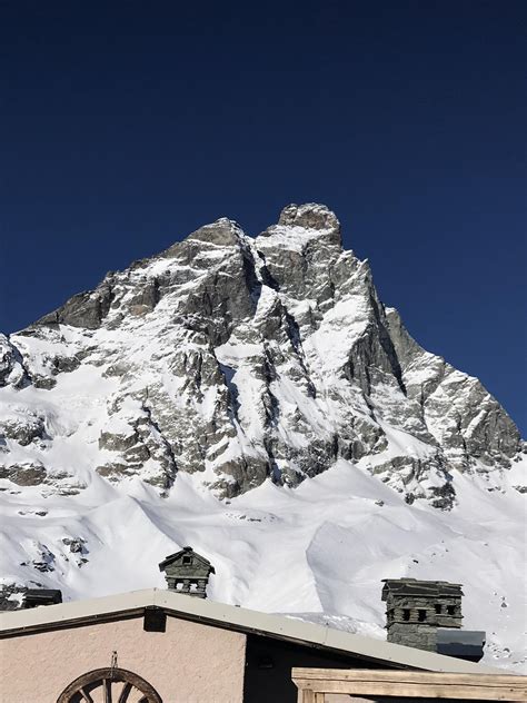 Kaiserwetter In Cervinia Italian Side Of The Matterhorncervino In The