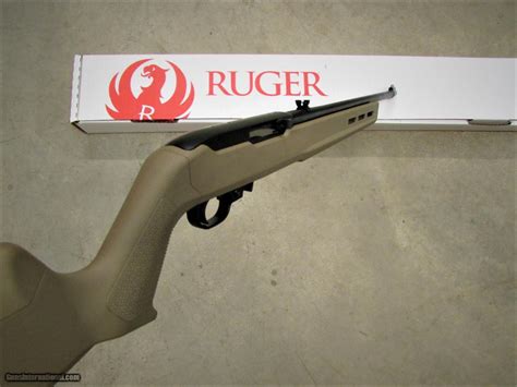 Ruger 1022 1022 Fde Magpul Hunter Stock Semi Auto 22 Lr