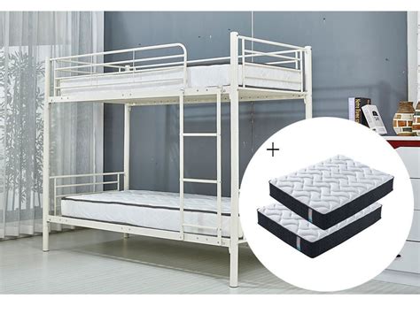 They are commonly seen on ships, in the military, and in hostels, dormitories, summer camps, prisons, and the like. Stella Steel frame Single Bunk Bed with Support Plus ...