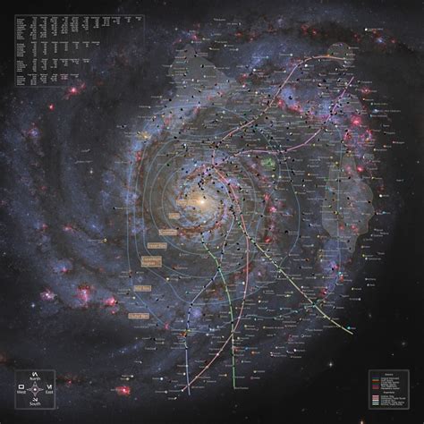 Galaxies range in size from dwarfs with just a few hundred million (108) stars to giants with one hundred trillion (1014) stars, each orbiting its galaxy's center of mass. Galaxy Map image - Crosscurrent mod for Star Wars: Empire ...