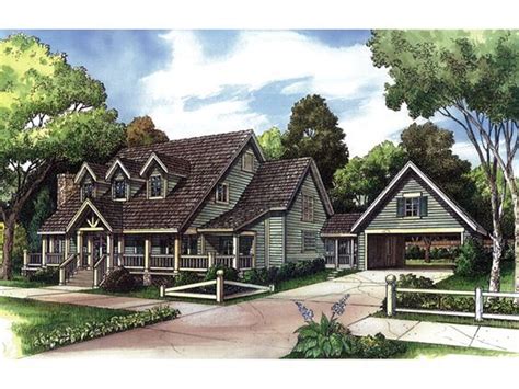 Oak Knoll Park Country Home Country Style House Plans Country House