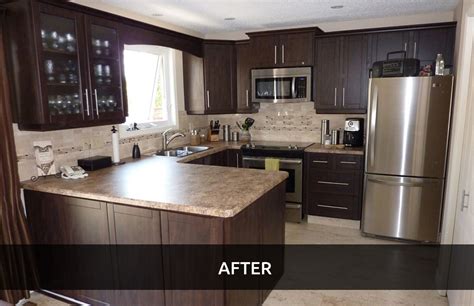 Update your kitchen cabinets without replacing them entirely. Reface Kitchen Cabinets Calgary | Kitchen cabinet remodel ...