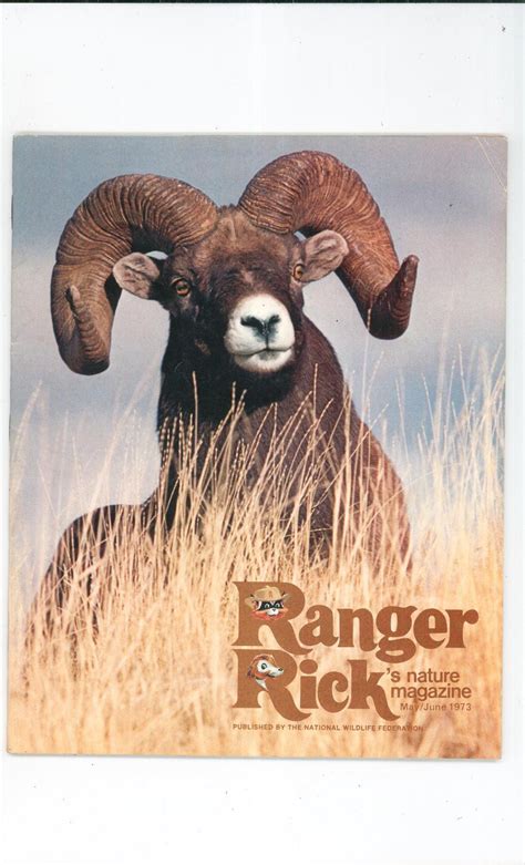 Vintage Ranger Ricks Nature Magazine 1973 Wildlife Federation Free Usa