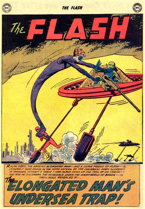 Dibny Diaries An Elongated Man Blog The Elongated Mans Undersea Trap