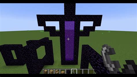 Minecraft Nether Portals With Different Shapes Youtube