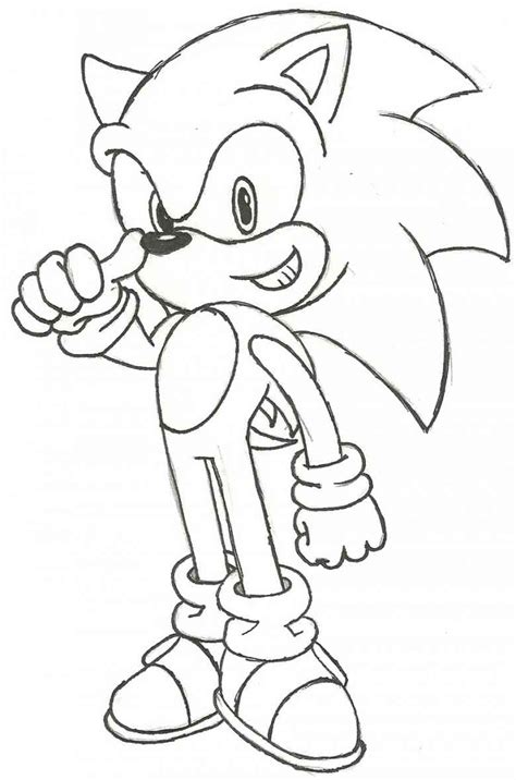 Dibujos Animados Para Colorear De Sonic Para Colorear