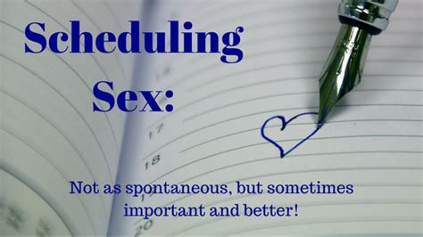 scheduling sex increasing intimacy through making it a priority