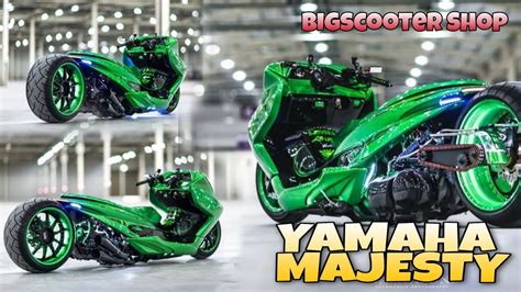 Custom Yamaha Majesty Bigscooter Shop Youtube