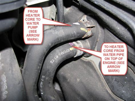 Heater Core Inlet Outlet Identification Subaru Outback Forums
