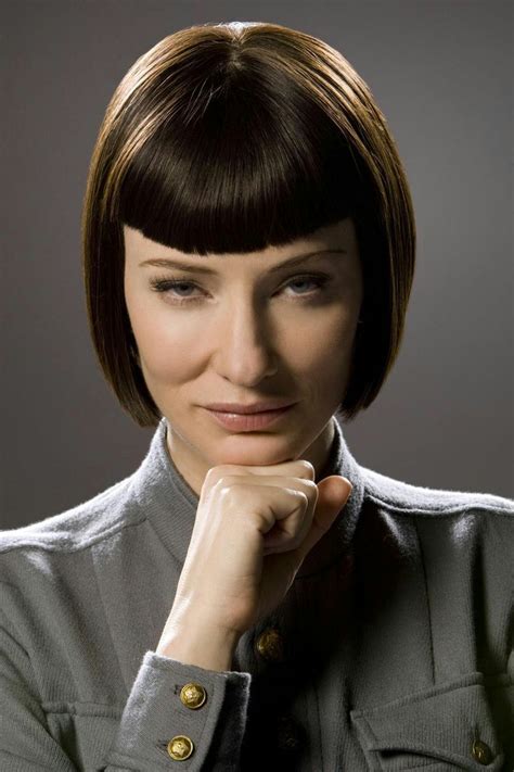 Cate Blanchett As Irina Spalko In Indiana Jones Cate Blanchett Bob Haircut With Bangs