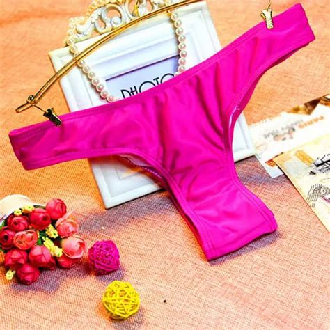 Sexy Women Underwear T Back Swimming Wearings Beach Bikini Swimwear Thongs Bottom Swimsuit