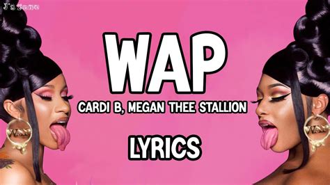Cardi B Wap Lyrics Ft Megan Thee Stallion Youtube