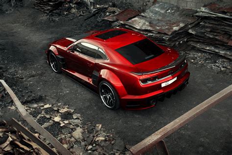 Chevrolet Camaro Is A Superhero Guyver Widebody By Chrome And Carbon
