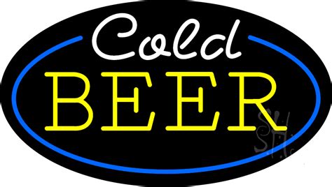 cold beer block animated neon sign cold beer neon sign