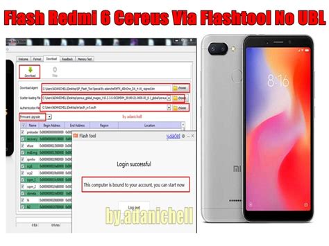 Recovery partition is not flashable). Flash Redmi 6 Cereus Via Flashtool No UBL - AdaniChell-Software & Hardware