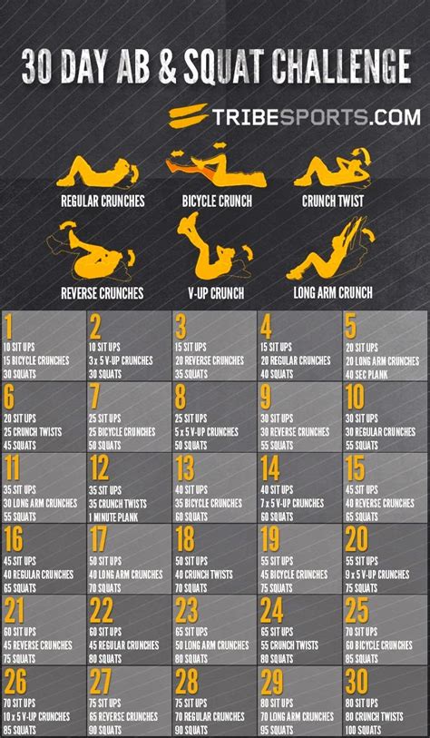 Fitness Friday: 30 Day Ab and Squat Challenge
