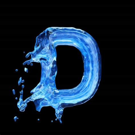 Best Blue Abstract Letter D Stock Photos Pictures And Royalty Free