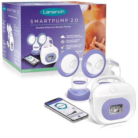 lansinoh smartpump 2 0 double electric breast pump for nursing moms
