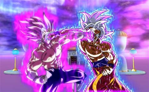 Ultra Ego Vegeta VS Masterd Ultra Instinct Goku By Lord Makkusu Anime