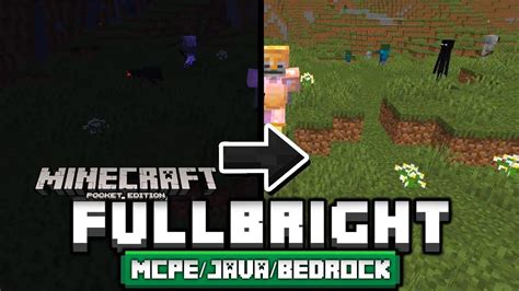 Fullbright Texture Pack 119 118 For Mcpebedrock Edition