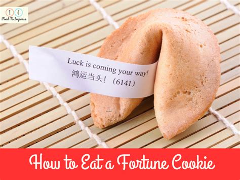 How To Eat A Fortune Cookie Enjoying The End Of A Meal With A Crunchy