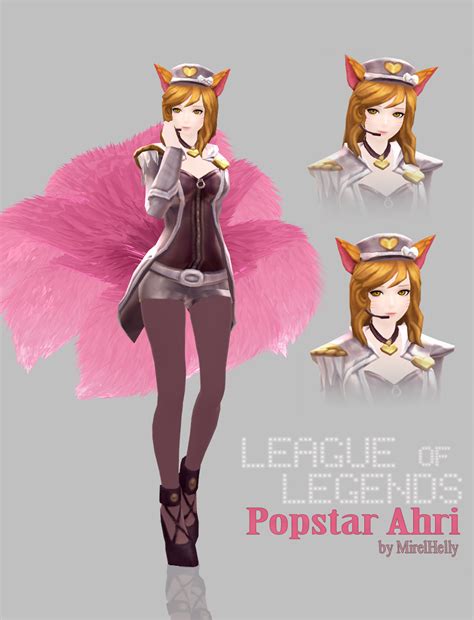 Mmd League Of Legends Popstar Ahri Wip By Mirelhelly On Deviantart