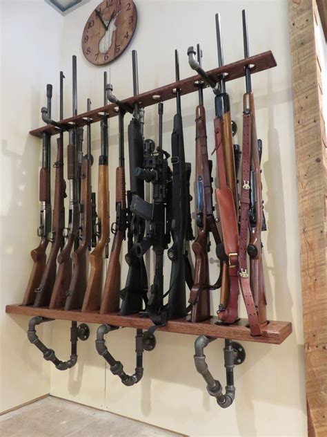 Vertical Wall Mounted Gun Rack Image To U