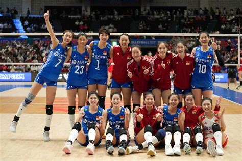 chinese women s volleyball team beats japan 3 0 in world women s volleyball league breaking