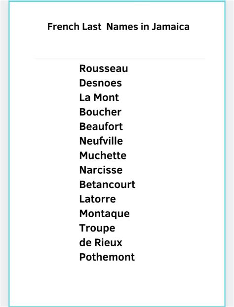 French Surnames That Start With De Top 80 Last Names Or Surnames